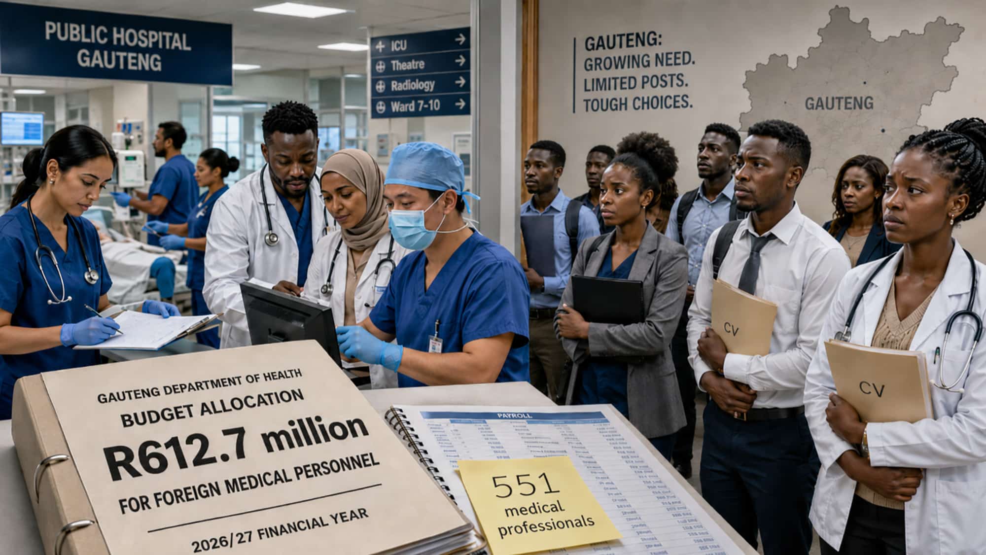 Gauteng’s Foreign Doctor Salary Bill Sparks Jobs Row